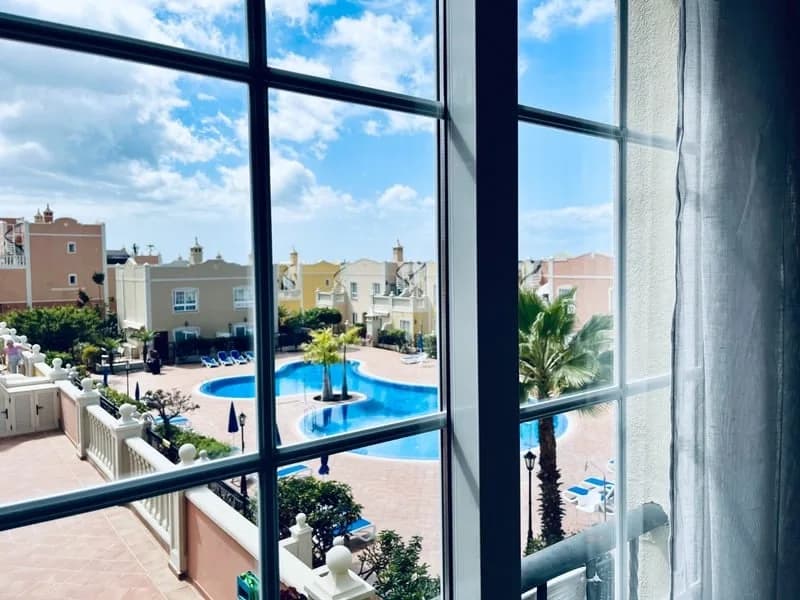 Roof top terrace with ocean view Palm Mar Apartment — 1